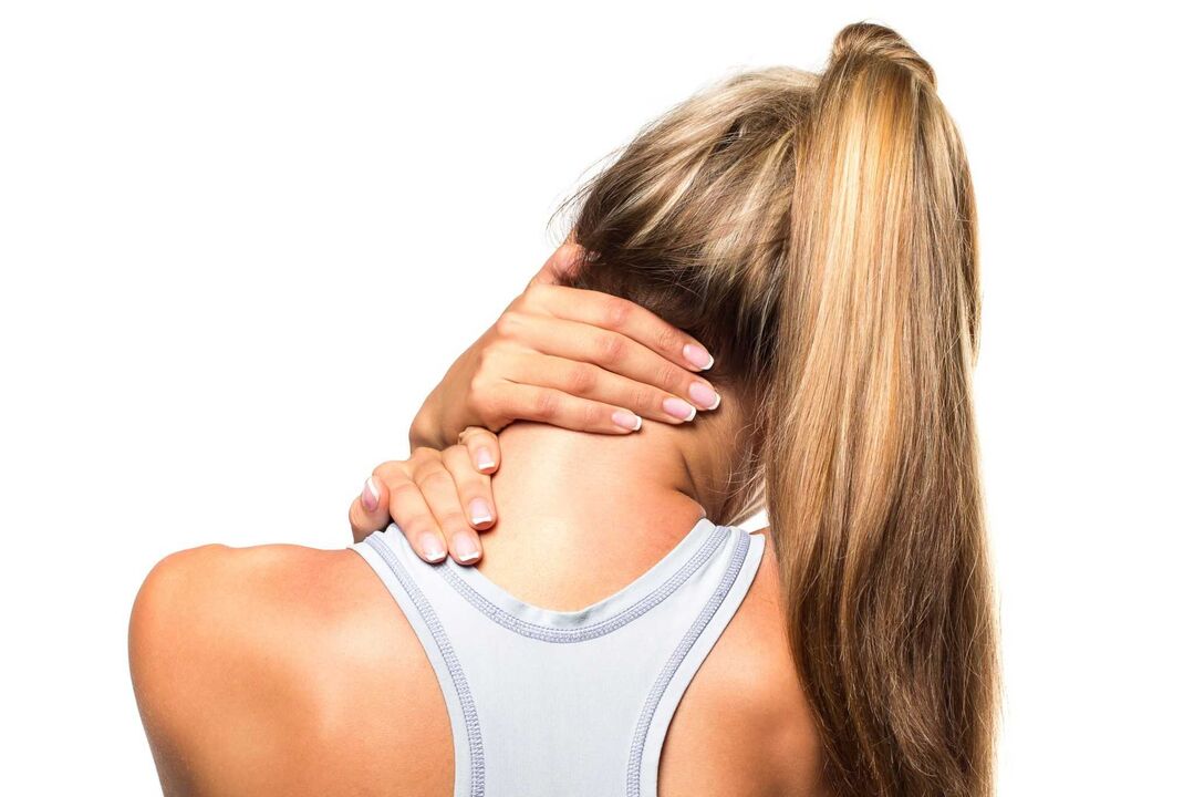 Neck pain due to osteochondrosis